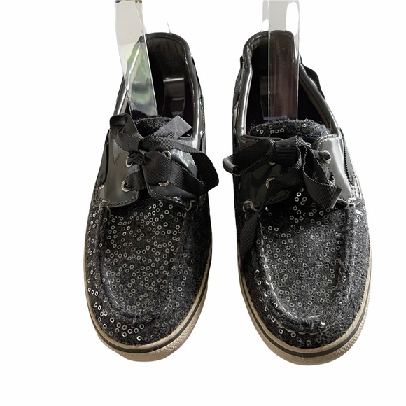 Sperry gray wool with sequins size 8 1/2 ribbon - Picture 3 of 16